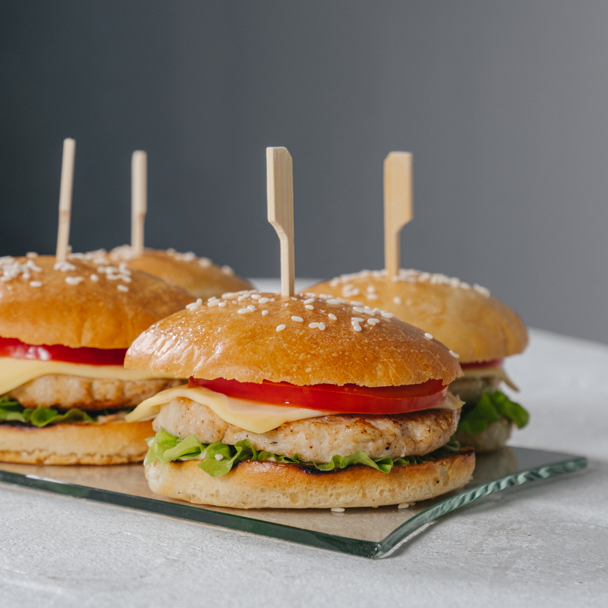 Изображение Мини-Бургер с куриной котлетой