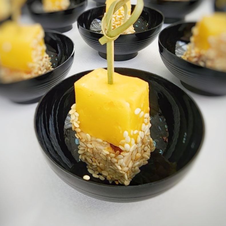 Изображение Канапе с куриной грудкой и сыром