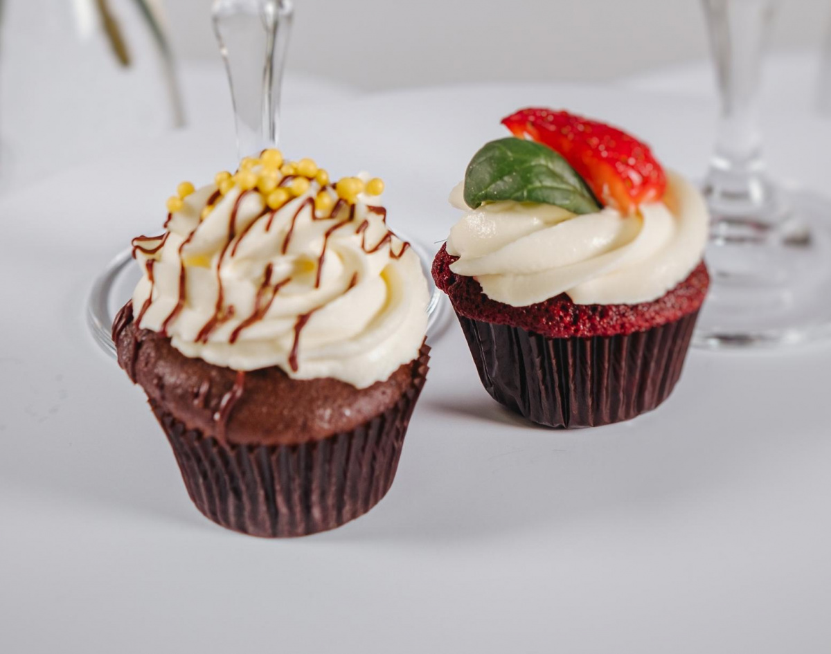 Изображение Капкейк шоколадно банановый