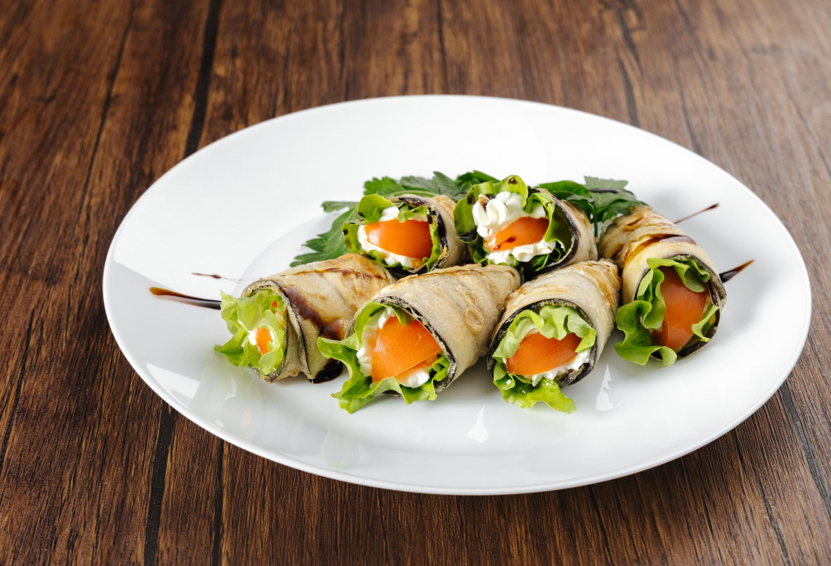 Изображение Рулетики из баклажан